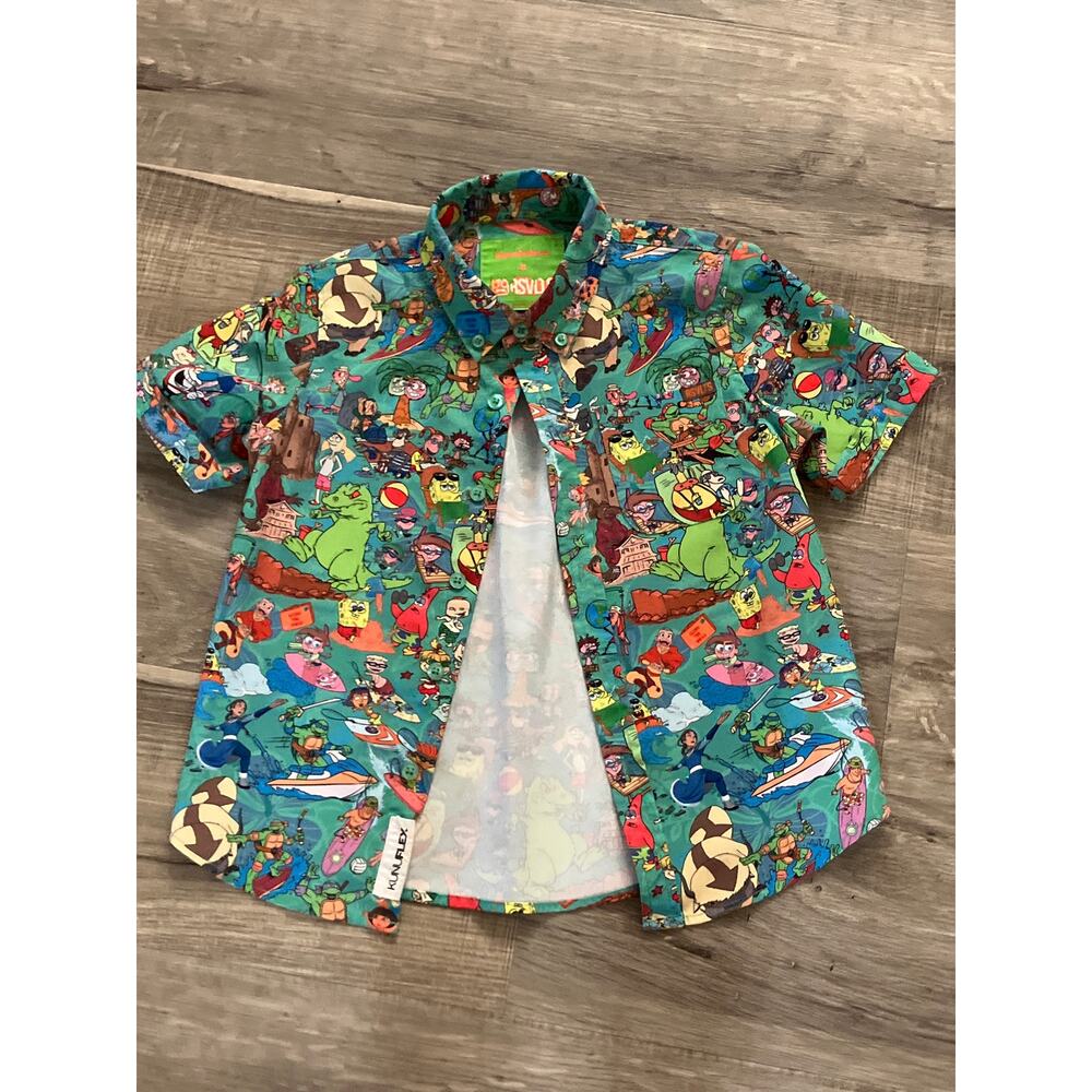 4t boys Nickelodeon cartoons polo